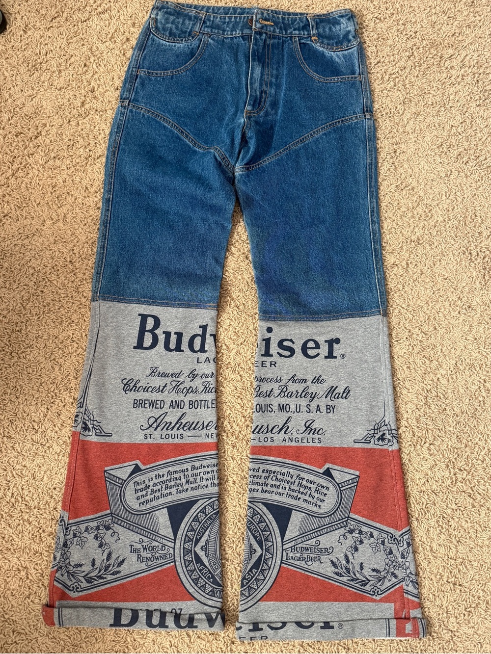 Telfar x Budweiser Men’s Bootcut Jeans